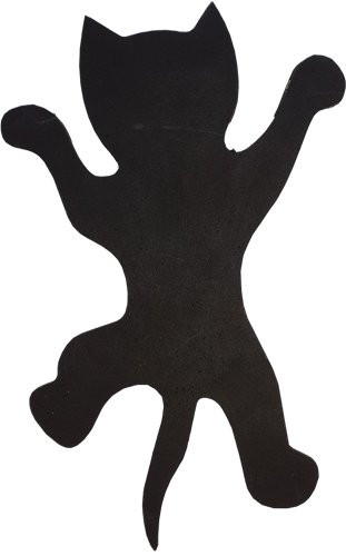 Décoration de porte - Chat